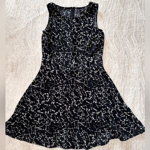 Black high neck astrology dress